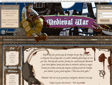 Tablet Screenshot of medieval-war.com